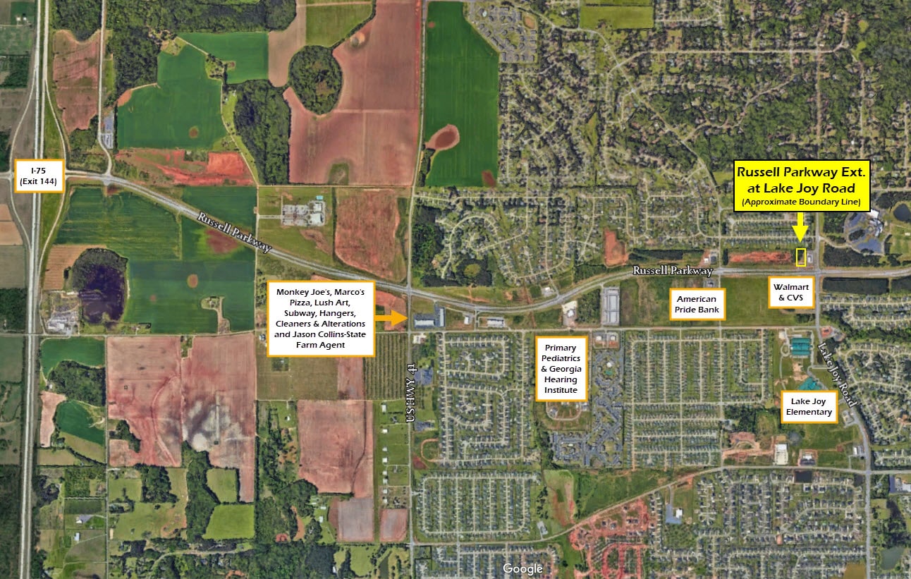 Russell Parkway Extension at Lake Joy Road, Warner Robins, GA 31088